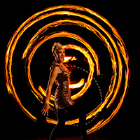 Boom! She's on fire. Loz Fire